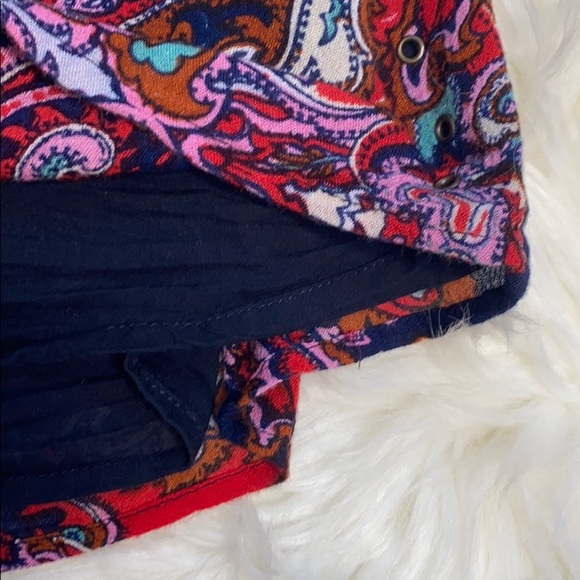 Band of Gypsies Boho Paisley Pattern Shorts - Picture 3 of 7